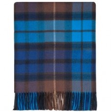 Lambswool Blanket - Buchanan Blue Tartan